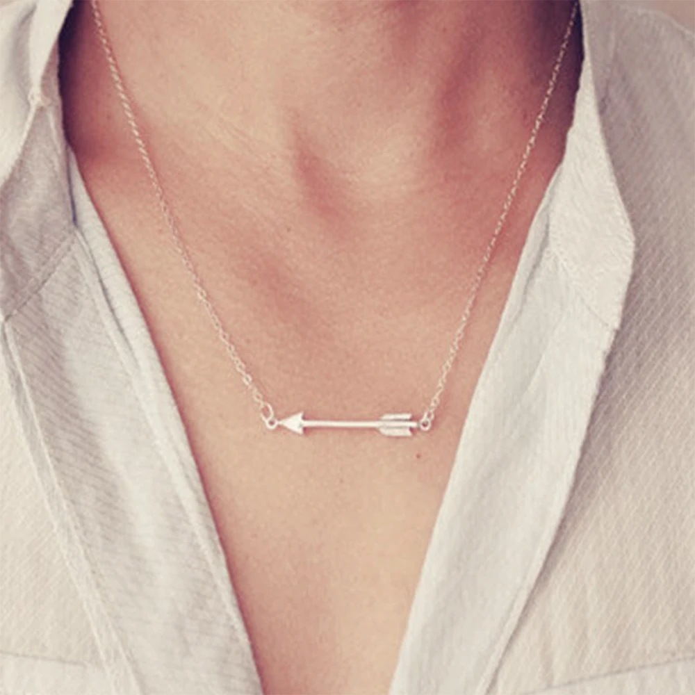 Fashion Necklace Retro Simple Alloy Arrow Necklace Ladies Romantic Gift Jewelry for Girls
Fashion Necklace Retro Simple Alloy Arrow Necklace Ladies Romantic Gift Jewelry for Girls