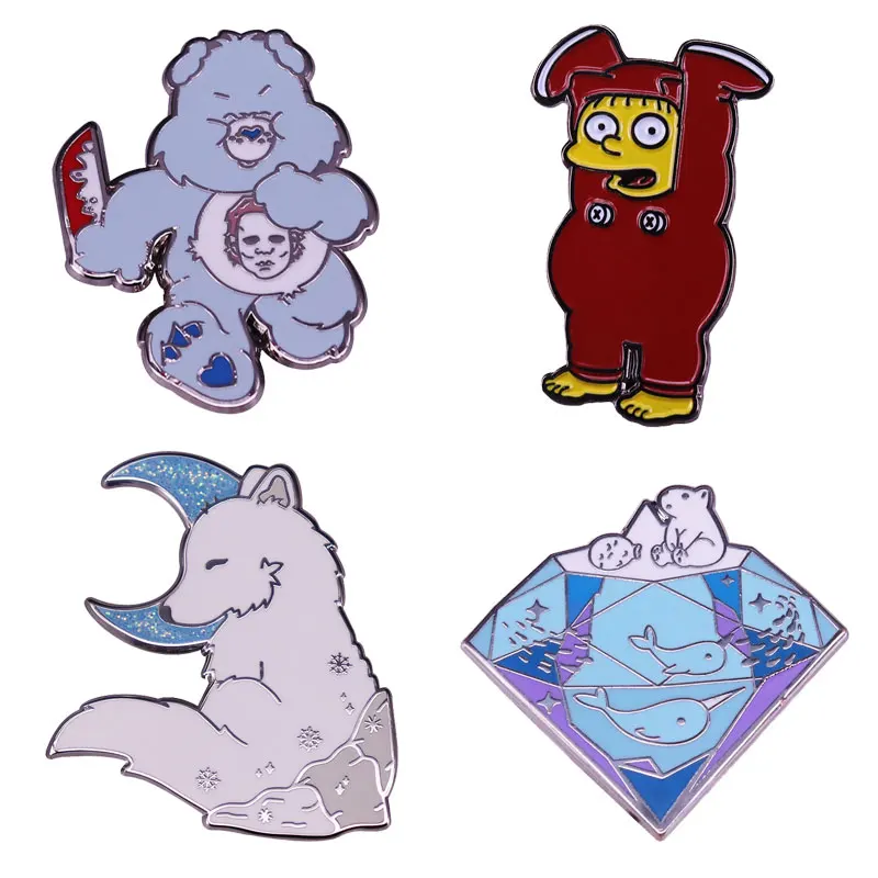 Cute Animal Polar Bear Metal Enamel Pin Funny Bear Killer Lapel Brooch Hoodie Backpack Hat Badge Decorative Fashion Jewelry Gift
Cute Animal Polar Bear Metal Enamel Pin Funny Bear Killer Lapel Brooch Hoodie Backpack Hat Badge Decorative Fashion Jewelry Gift