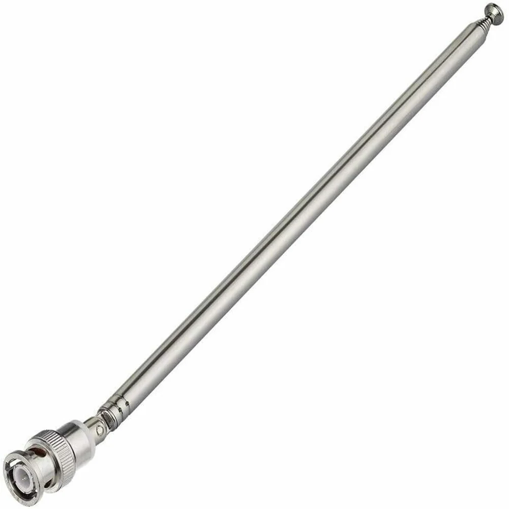 Telescopic BNC Male For Bingfu Radio Scanner Antenna 25MHz - 1200MHz 7 Sections 50 Ohm For CB Radio Audio Receiver
Telescopic BNC Male For Bingfu Radio Scanner Antenna 25MHz - 1200MHz 7 Sections 50 Ohm For CB Radio Audio Receiver