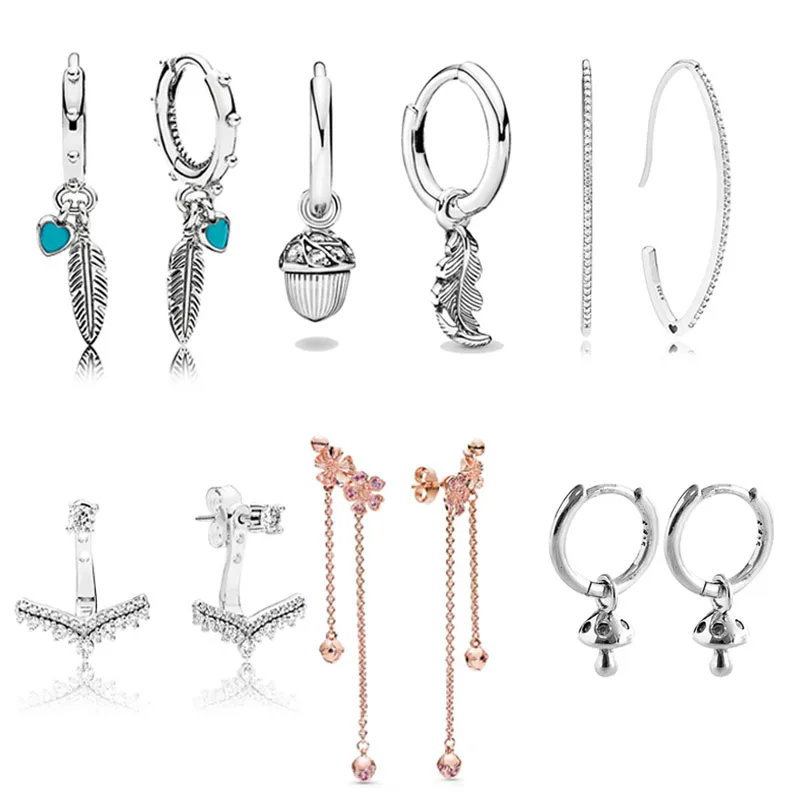 Original Feathers Hanging Acorn amp Leaf Oval Sparkle Earring 925 Sterling Silver Earrings For Women Wedding Gift Europe Jewelry
Original Feathers Hanging Acorn amp Leaf Oval Sparkle Earring 925 Sterling Silver Earrings For Women Wedding Gift Europe Jewelry
