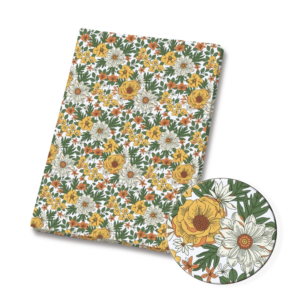 Flowers Fabric140*50cm Handmade Sewing Patchwork Quilting Baby Dress Home Sheet Printed Fabric Fabric Sewing Kids Fabric
Flowers Fabric140*50cm Handmade Sewing Patchwork Quilting Baby Dress Home Sheet Printed Fabric Fabric Sewing Kids Fabric