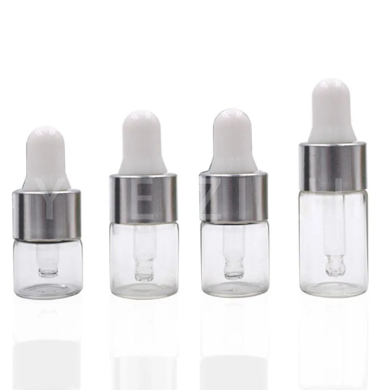50Pcs Portable Mini Glass Transparent Dropper with Silver Lid Small Essential Oil Aroma Diffuser Transfer Into Container 1/2/3ML
50Pcs Portable Mini Glass Transparent Dropper with Silver Lid Small Essential Oil Aroma Diffuser Transfer Into Container 1/2/3ML