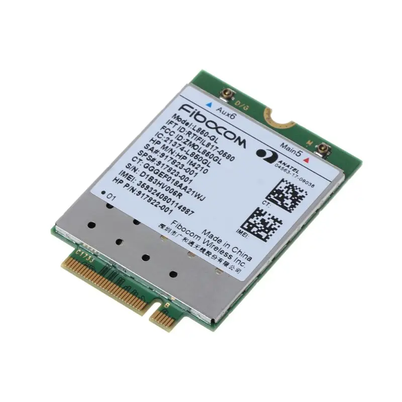 Для hp LT4210 беспроводная карта WWAN выделенный 4G модуль для hp EliteBook 840 G5/X36 Прямая поставка
Для hp LT4210 беспроводная карта WWAN выделенный 4G модуль для hp EliteBook 840 G5/X36 Прямая поставка