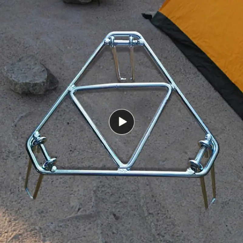 New Portable Field Kitchen Silvery Barbecue Rack Stainless Steel Open Fire Tripod Outdoor Camping Supplies Accessories
New Portable Field Kitchen Silvery Barbecue Rack Stainless Steel Open Fire Tripod Outdoor Camping Supplies Accessories