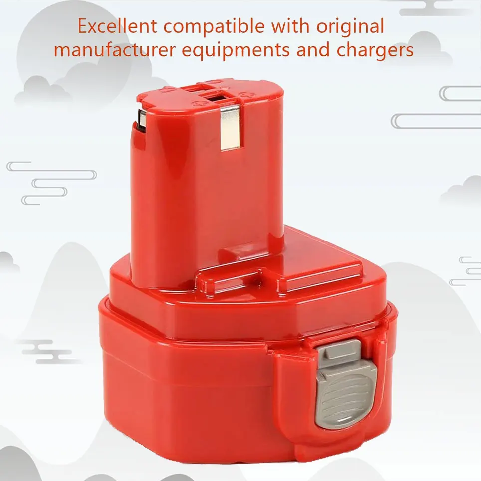 2022 12 V 12800mAh battery for makita 1233/1234/1235/1235b/192698-8/192698-a/193138-9/193157-5 cordless power tools (red)
2022 12 V 12800mAh battery for makita 1233/1234/1235/1235b/192698-8/192698-a/193138-9/193157-5 cordless power tools (red)