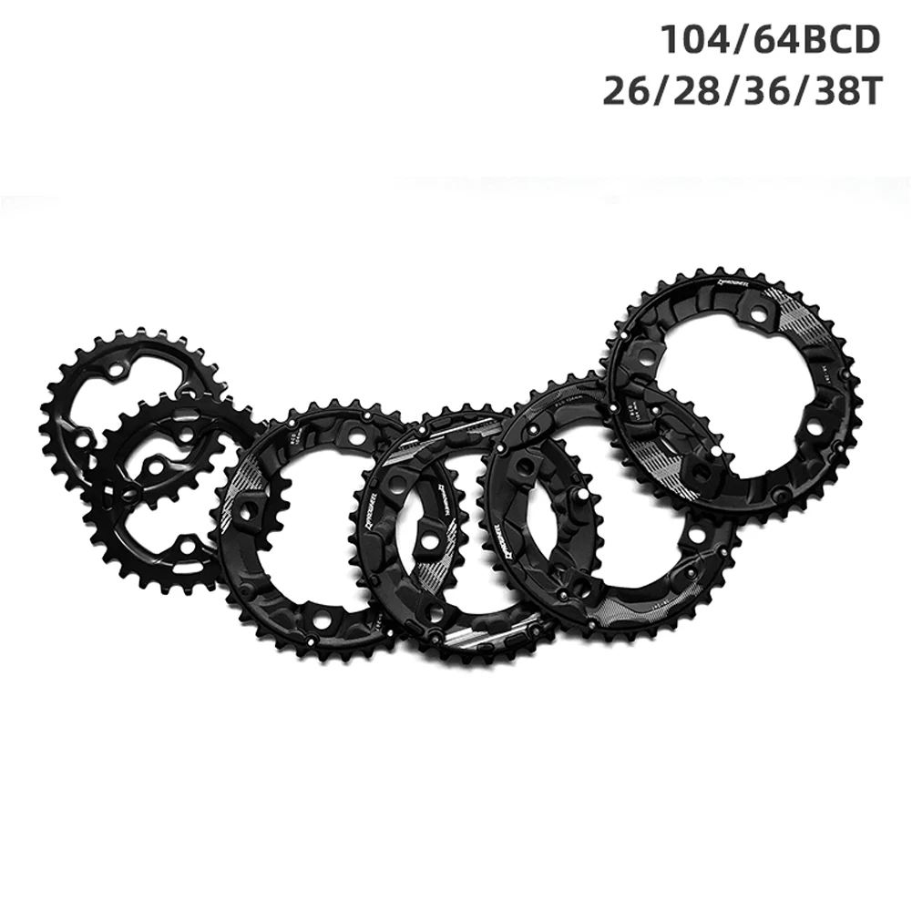 104/64BCD MTB Bicycle Double Sprockets 26/28/36/38T 10/11 Speed Chainring Mountain Bike Crankset Chain Wheel Parts Accessories
104/64BCD MTB Bicycle Double Sprockets 26/28/36/38T 10/11 Speed Chainring Mountain Bike Crankset Chain Wheel Parts Accessories