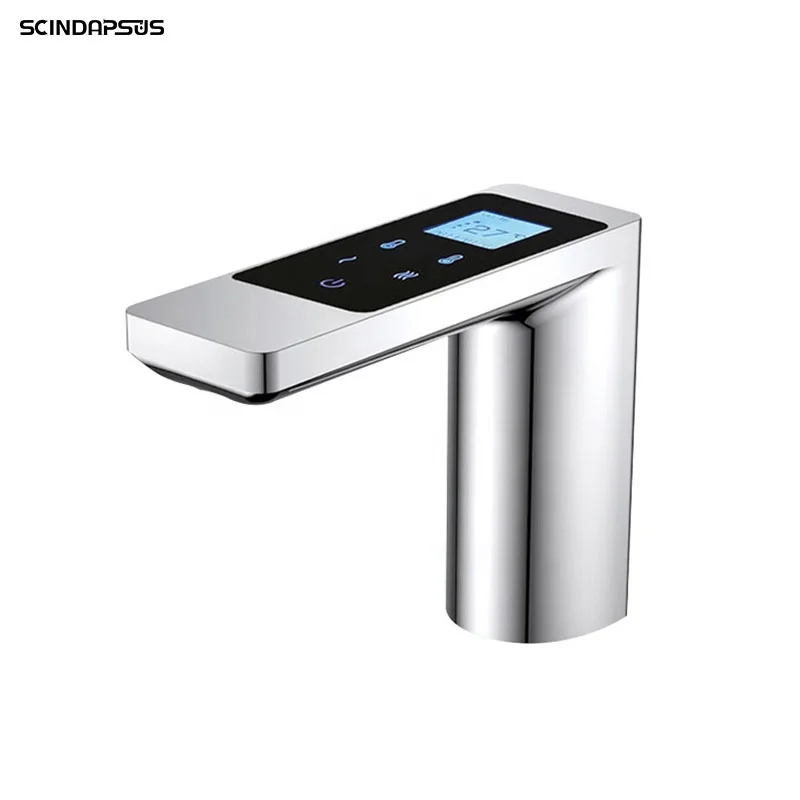 Smart Brass Automatic LCD Touch Control Tap Digital Temperature Water Basin Faucet
Smart Brass Automatic LCD Touch Control Tap Digital Temperature Water Basin Faucet