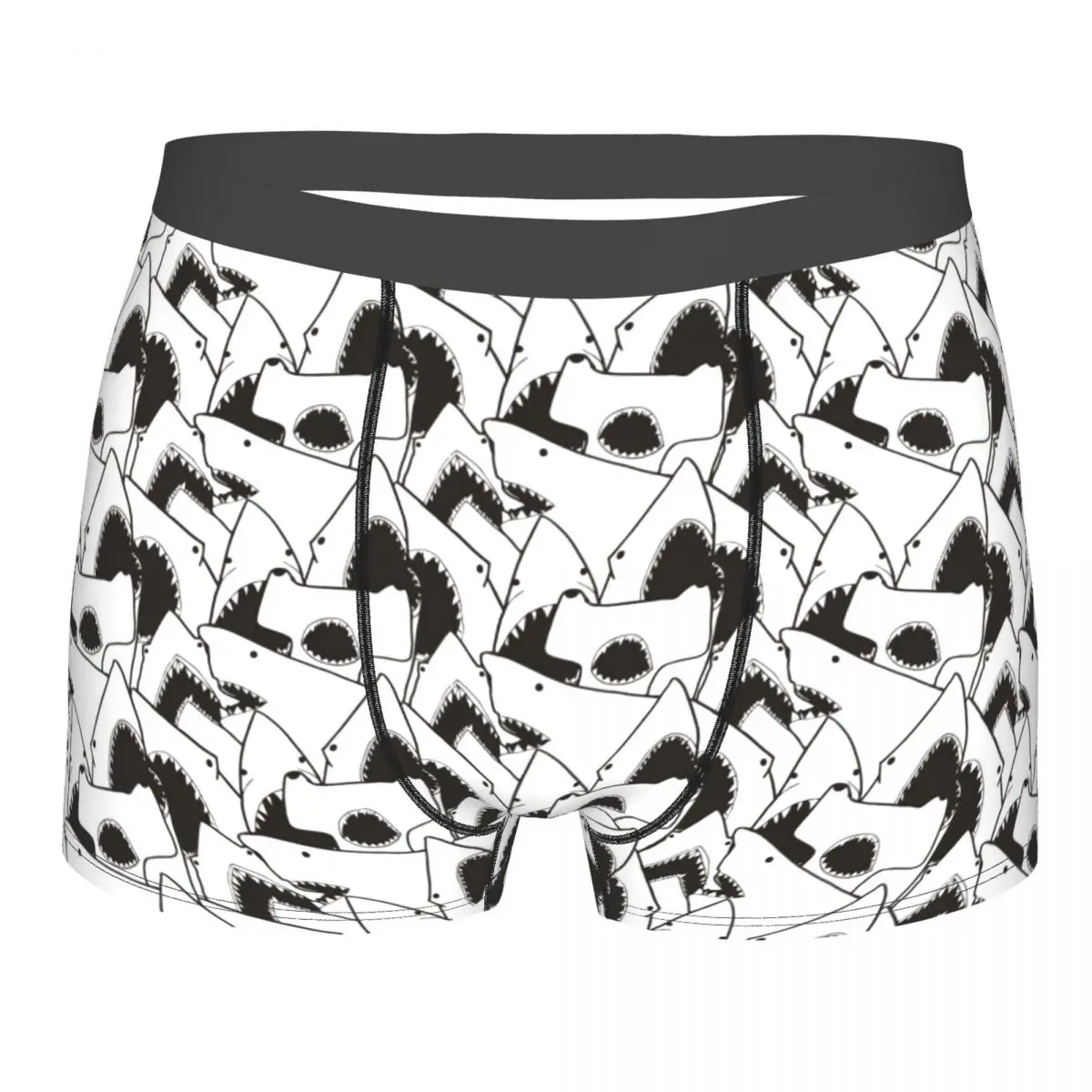 Boxershorts Men Comforable Panties Set Shark Black White Underwear Man Boxer 
Boxershorts Men Comforable Panties Set Shark Black White Underwear Man Boxer