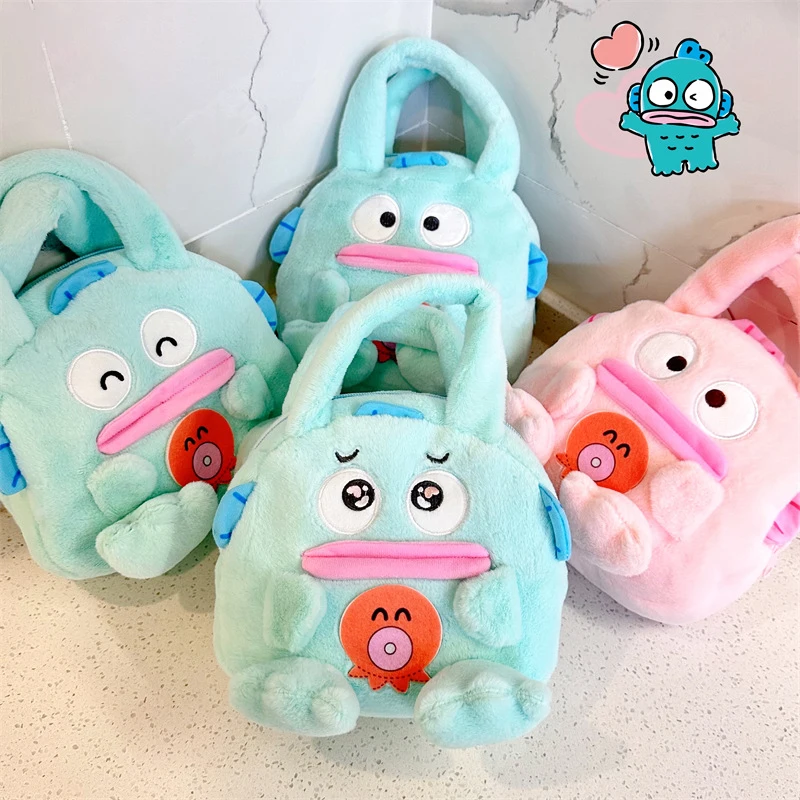 Cute Cartoon Half Mermaid Plush Handbag Sanrio Hangyodon Kawaii Student Soft Padded Plushies Storage Bag Toy Christmas Gifts
Cute Cartoon Half Mermaid Plush Handbag Sanrio Hangyodon Kawaii Student Soft Padded Plushies Storage Bag Toy Christmas Gifts