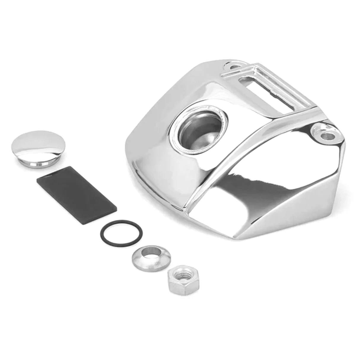 Motorcycle Headlight Silver Mount Bracket Cover for Harley Sportster XL 883 1200 Models