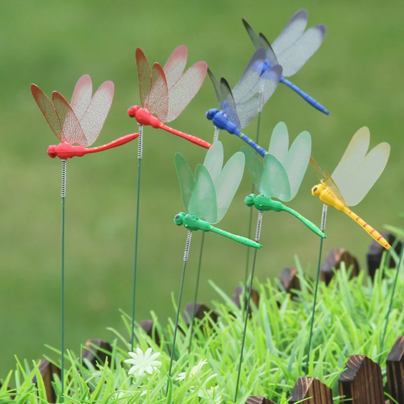 10pcs Simulation Dragonfly Lawn Ornament 3D Dragonflies Artificial Flower Arrangement Garden Stakes Potted Decoration
10pcs Simulation Dragonfly Lawn Ornament 3D Dragonflies Artificial Flower Arrangement Garden Stakes Potted Decoration