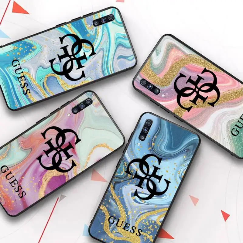 Luxury GUESS Glitter Gradient Marble Texture Phone Case for Samsung Galaxy A51 30s a71 A21s A70 10 A30 Capa
Luxury GUESS Glitter Gradient Marble Texture Phone Case for Samsung Galaxy A51 30s a71 A21s A70 10 A30 Capa