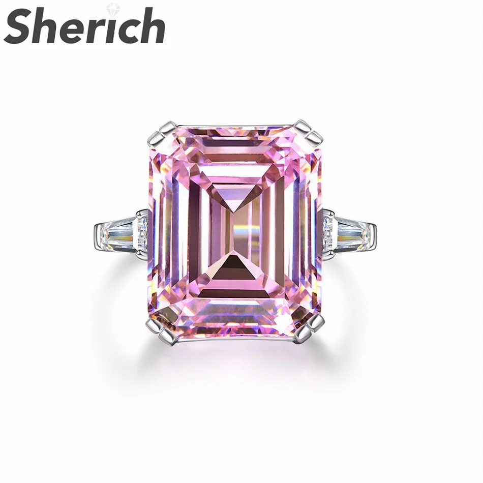 Sherich Yellow Pink White Pagoda Cut Rectangle High Carbon Diamond S925 Sterling Silver Fashion Ring Women's Fine Brand Jewelry
Sherich Yellow Pink White Pagoda Cut Rectangle High Carbon Diamond S925 Sterling Silver Fashion Ring Women's Fine Brand Jewelry