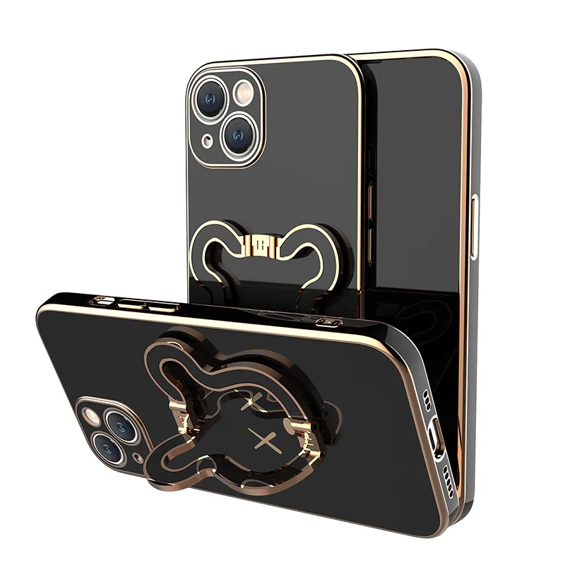For IPhone 11 12 13 Pro Max Mobile Phone Cases New with Bear Bracket for IPhone 13 12 11 Lens All-inclusive Protective Case 
For IPhone 11 12 13 Pro Max Mobile Phone Cases New with Bear Bracket for IPhone 13 12 11 Lens All-inclusive Protective Case