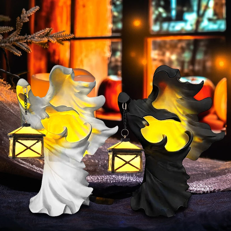Halloween Witch Resin Statue With Lantern Resin Ghost Sculpture Spooky Halloween Decoration For Adding A Touch Of Spookiness
Halloween Witch Resin Statue With Lantern Resin Ghost Sculpture Spooky Halloween Decoration For Adding A Touch Of Spookiness