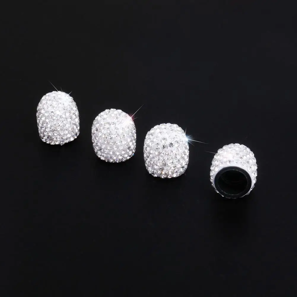 4 Pcs Diamond Shining Car Tire Valve Caps Dust-proof Wheel Valve Cover Modified Decoration Accessories
4 Pcs Diamond Shining Car Tire Valve Caps Dust-proof Wheel Valve Cover Modified Decoration Accessories