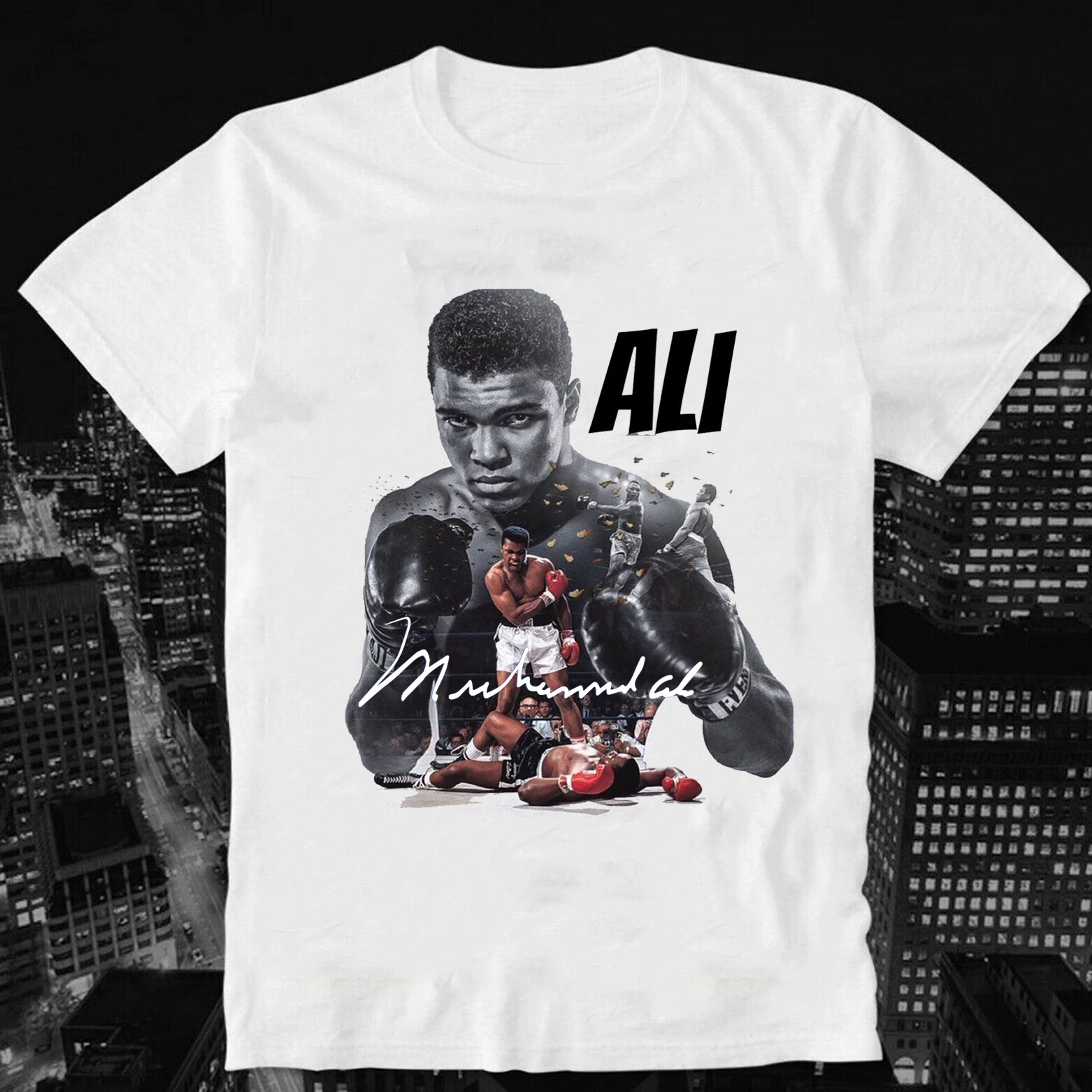 Muhammad Ali Boxing Fans Gift T Shirt. New 100% Cotton Short Sleeve O-Neck T-shirt Casual Custom Clothing Mens Top
Muhammad Ali Boxing Fans Gift T Shirt. New 100% Cotton Short Sleeve O-Neck T-shirt Casual Custom Clothing Mens Top
