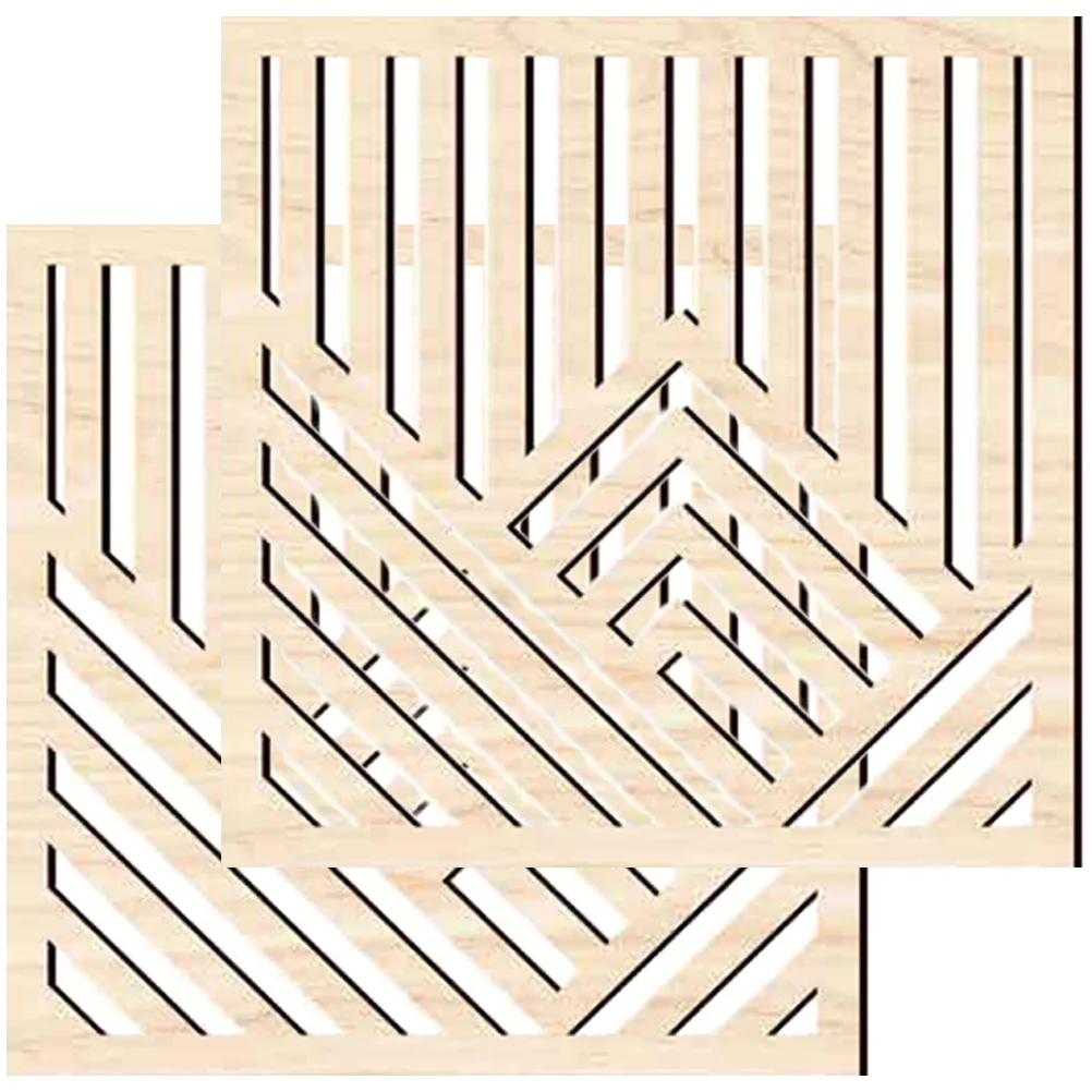 2 Pcs Wood Wall Panels Sticker Wooden Hanging Decor Home Housewarming Gift Office
2 Pcs Wood Wall Panels Sticker Wooden Hanging Decor Home Housewarming Gift Office