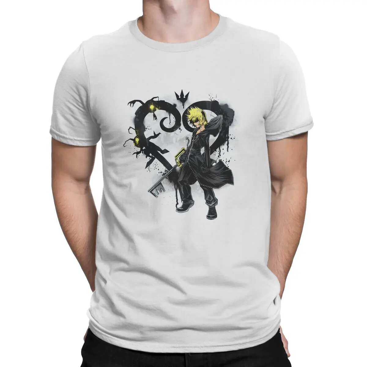 Dearly Beloved Classic Men T Shirts Kingdom Hearts Riku Game Vintage Tee Shirt Short Sleeve Crewneck T-Shirts 100% Cotton Summer
Dearly Beloved Classic Men T Shirts Kingdom Hearts Riku Game Vintage Tee Shirt Short Sleeve Crewneck T-Shirts 100% Cotton Summer