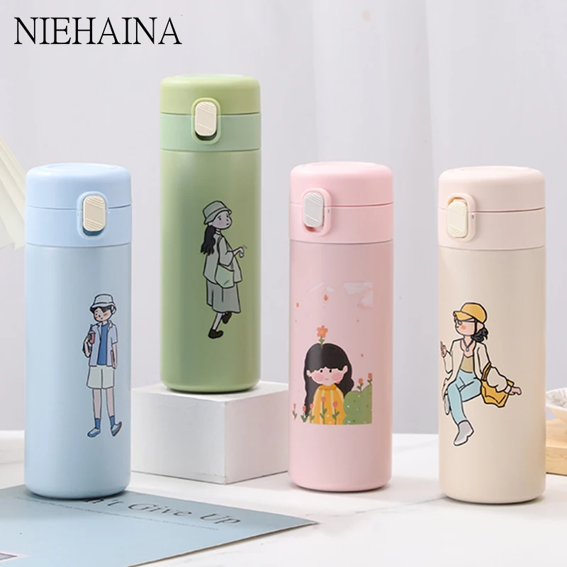 Thermal Cups Bouncing Fresh With Straw Insulated Water Bottle Water Bottle Keeps Cold And Heat Simple 304 Stainless Steel Bottle
Thermal Cups Bouncing Fresh With Straw Insulated Water Bottle Water Bottle Keeps Cold And Heat Simple 304 Stainless Steel Bottle