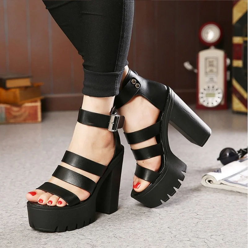 Ladies High Heel Sandals Summer Shoes Large Size Thick Heel Platform Ladies High Heel Sandals Ladies Open Toe High Heels 
Ladies High Heel Sandals Summer Shoes Large Size Thick Heel Platform Ladies High Heel Sandals Ladies Open Toe High Heels