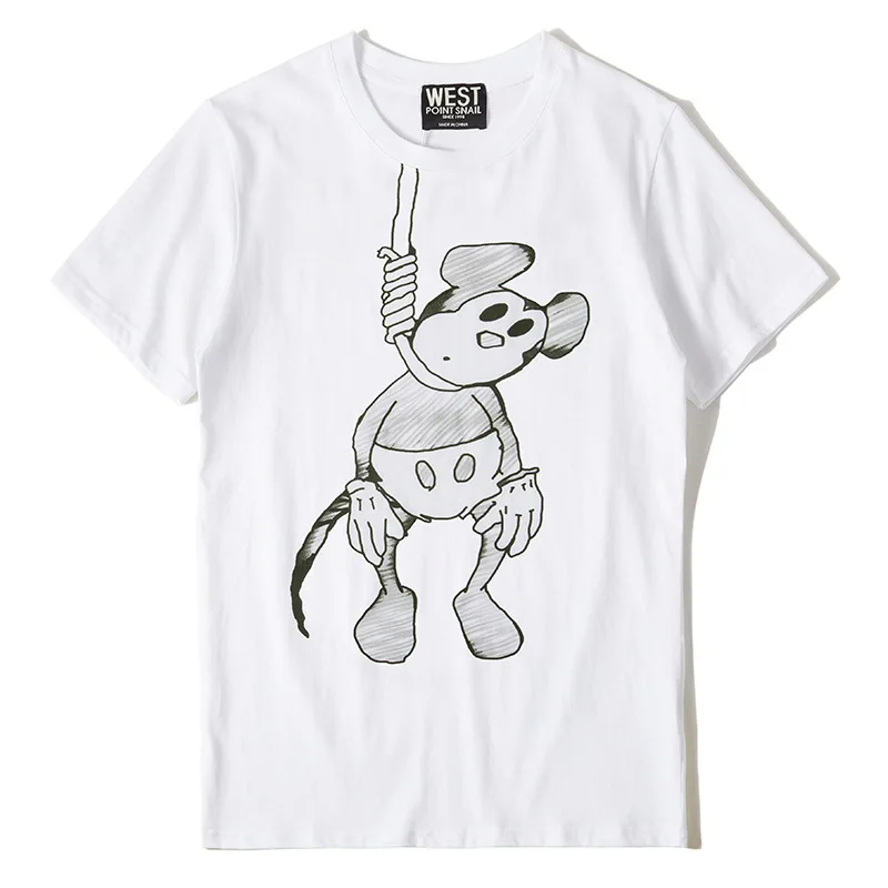 Disney Summer Casual Loose T-shirt Mickey Mouse Print Youth Couples Section White Tops
Disney Summer Casual Loose T-shirt Mickey Mouse Print Youth Couples Section White Tops