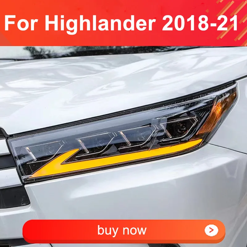 1 Pair Car LED Headlight for Toyota Highlander 2018-2021 Headlights Plug and Play with DRL Dynamic Turning Front LED Head Lights
1 Pair Car LED Headlight for Toyota Highlander 2018-2021 Headlights Plug and Play with DRL Dynamic Turning Front LED Head Lights