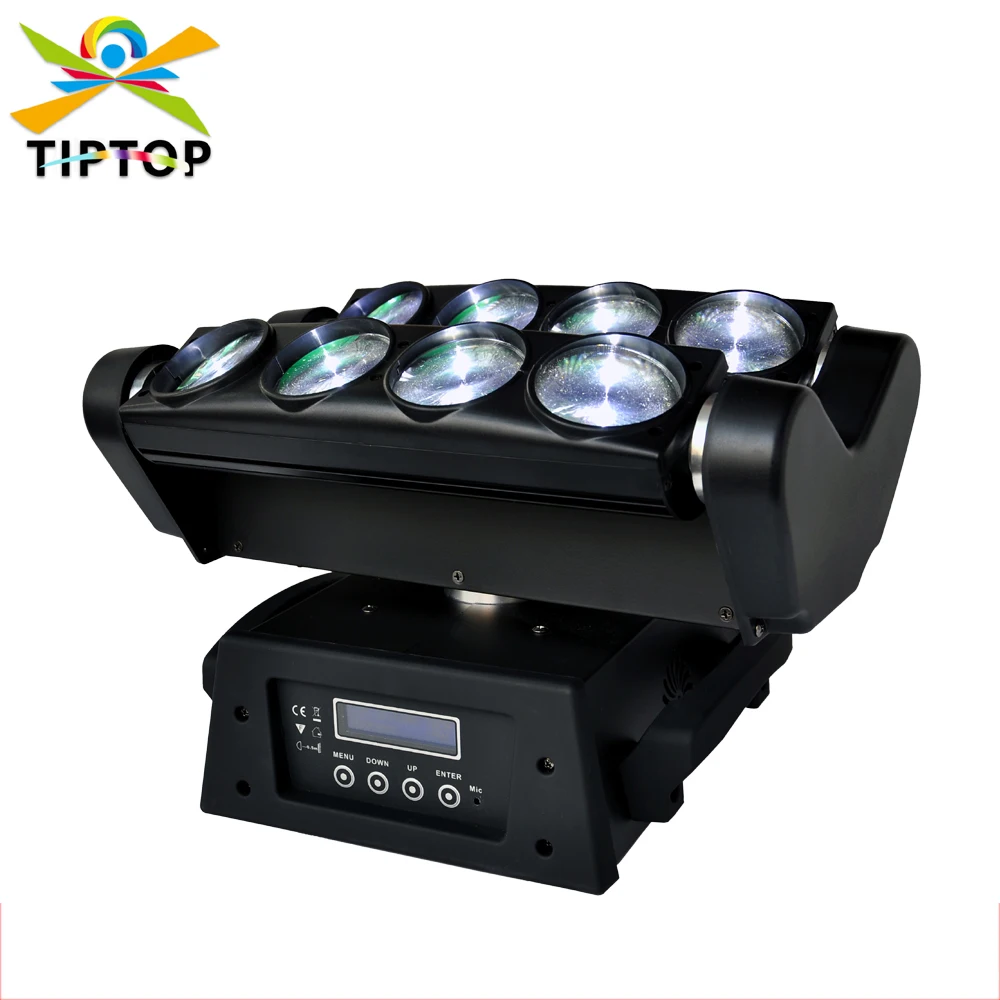 Подвижный головной DJ-светильник TIPTOP, 8 луч, паук, светодиодный сценический светильник Master-Slave/DMX/Звук/автоматическое управление режимами, бел...
Подвижный головной DJ-светильник TIPTOP, 8 луч, паук, светодиодный сценический светильник Master-Slave/DMX/Звук/автоматическое управление режимами, бел...