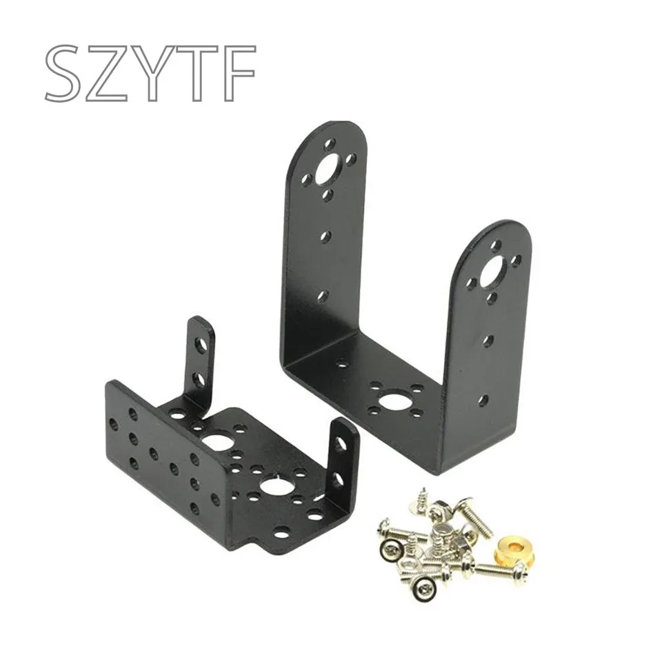 1Set 2 DOF Short Pan And Tilt Servos Bracket Sensor Mount Kit For Compatible MG995 Wholesale Retail
1Set 2 DOF Short Pan And Tilt Servos Bracket Sensor Mount Kit For Compatible MG995 Wholesale Retail