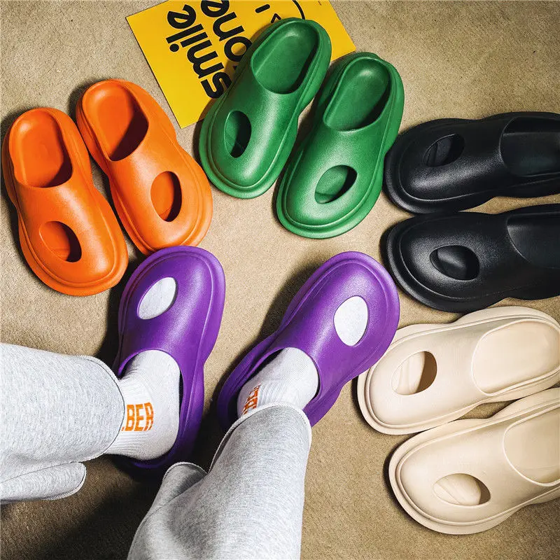 Summer Men Slippers Quick Dry Casual Shoes Beach Sandals Non-slip Slides Massage Slippers Home Bathroom Flip Flops For Women
Summer Men Slippers Quick Dry Casual Shoes Beach Sandals Non-slip Slides Massage Slippers Home Bathroom Flip Flops For Women