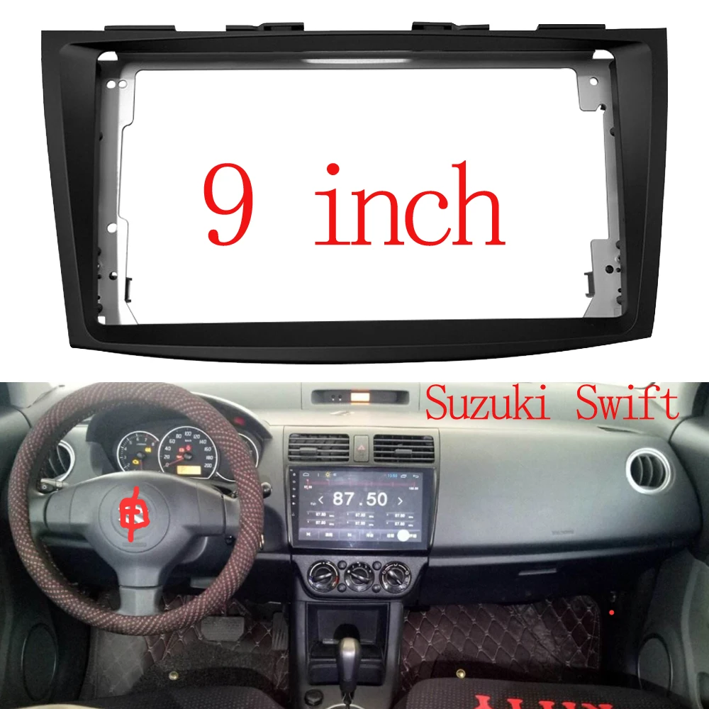 Автомобильная аудиосистема 9 "большой экран 2 DIN рамка-адаптер для Suzuki Swift стерео приборная панель Рамка комплект
Автомобильная аудиосистема 9 "большой экран 2 DIN рамка-адаптер для Suzuki Swift стерео приборная панель Рамка комплект