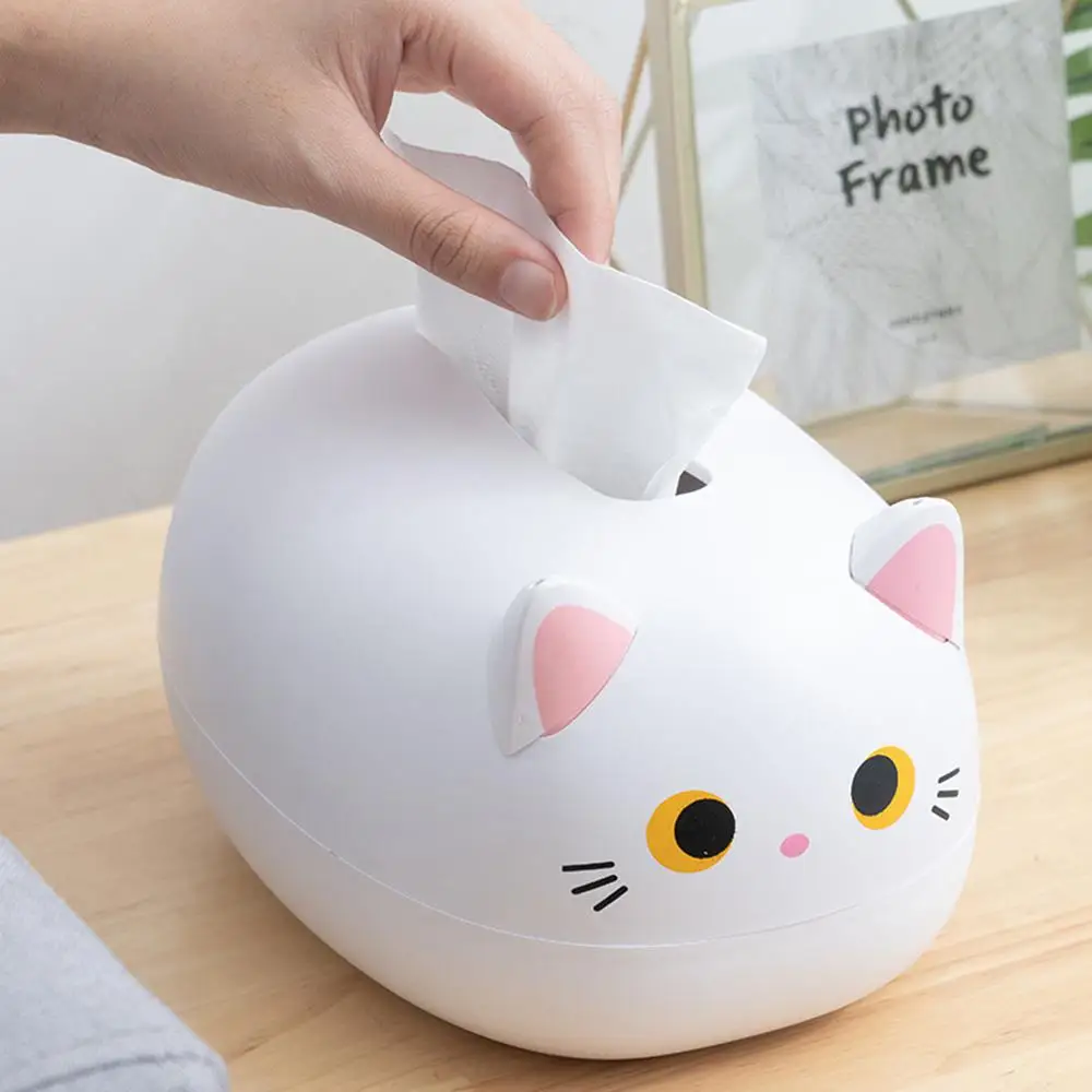 Kawaii Cat Tissue Box Kitchen Napkin Storage Box Wc Paper Container Desktop Toilet Paper Holder Nordic Style Home Decoration
Kawaii Cat Tissue Box Kitchen Napkin Storage Box Wc Paper Container Desktop Toilet Paper Holder Nordic Style Home Decoration
