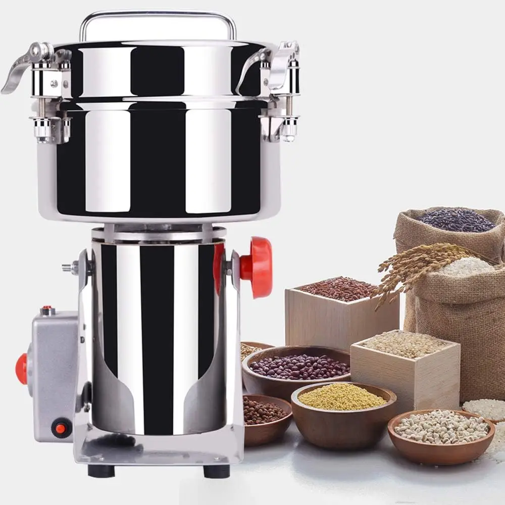 Mill, 2000g Kitchen Grinder Spice Grinder for Dried Herbs Wheat Spices Cereals Coffee Pepper Flour Spice grinder Garlic crusher
Mill, 2000g Kitchen Grinder Spice Grinder for Dried Herbs Wheat Spices Cereals Coffee Pepper Flour Spice grinder Garlic crusher