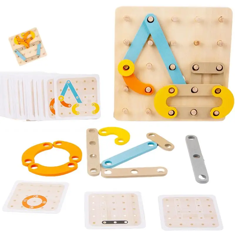 Wooden Shape Matching Puzzles Children's Wood Shape Match Jigsaw Montessori Educational Stacking Blocks Toy Preschool Learning
Wooden Shape Matching Puzzles Children's Wood Shape Match Jigsaw Montessori Educational Stacking Blocks Toy Preschool Learning