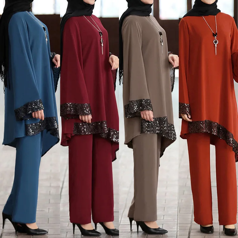 Рамадан Абая для женщин Дубай Abaya комплекты для мусульман Hijab, турецкий топ и брюки, 2 предмета, мусульманская одежда
Рамадан Абая для женщин Дубай Abaya комплекты для мусульман Hijab, турецкий топ и брюки, 2 предмета, мусульманская одежда