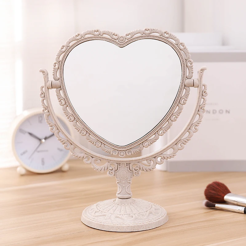 Standing Aesthetic Desk Mirror Mirrors Vintage Desk Light Elegant Mirror Cute Heart Shaped Grand Miroir Home Ornaments XF147YH
Standing Aesthetic Desk Mirror Mirrors Vintage Desk Light Elegant Mirror Cute Heart Shaped Grand Miroir Home Ornaments XF147YH