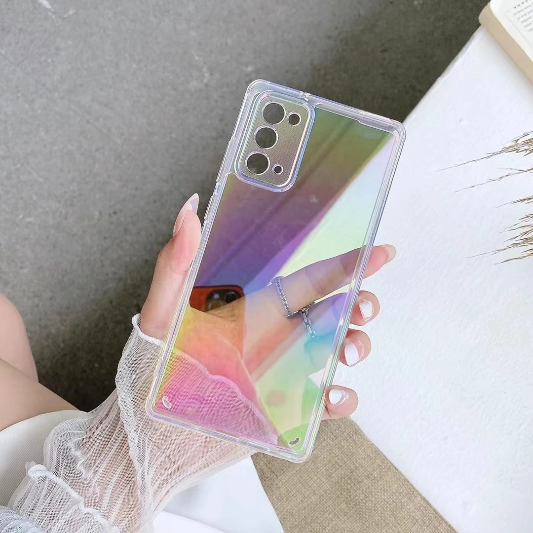 For Samsung S22 Plus Gradient Transparent Rainbow Case Soft Tpu Frame Acrylic Anti Protect Cover For S22 Ultra S21 fe Note 10
For Samsung S22 Plus Gradient Transparent Rainbow Case Soft Tpu Frame Acrylic Anti Protect Cover For S22 Ultra S21 fe Note 10