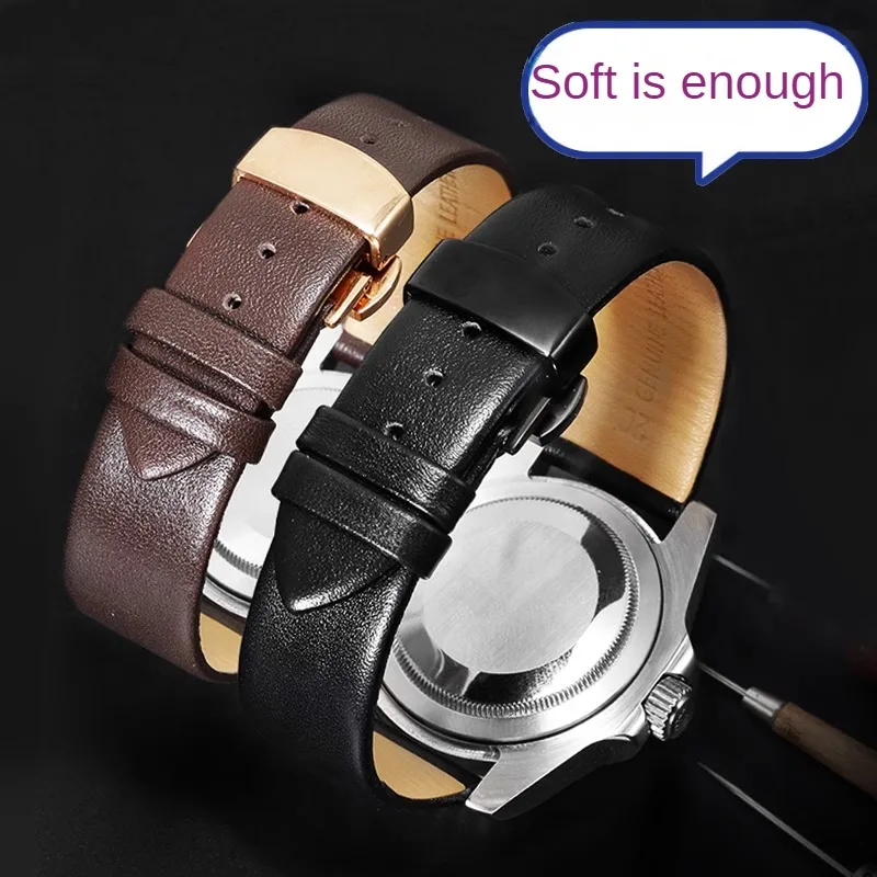 General Brand Leather Watchband With 12/13/14/15/16/171/8/19/20/212/223/24 mm Flat Interface Soft Leather Watch Strap
General Brand Leather Watchband With 12/13/14/15/16/171/8/19/20/212/223/24 mm Flat Interface Soft Leather Watch Strap