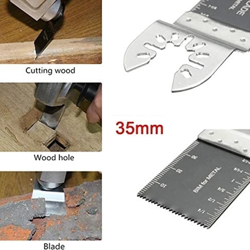 10x 34mm Oscillating Saw Blades Multi Tool Saw Blades Carbon Steel Cutter DIY Bi-Metal For Hardwood Floors Fiberglass Switches
10x 34mm Oscillating Saw Blades Multi Tool Saw Blades Carbon Steel Cutter DIY Bi-Metal For Hardwood Floors Fiberglass Switches