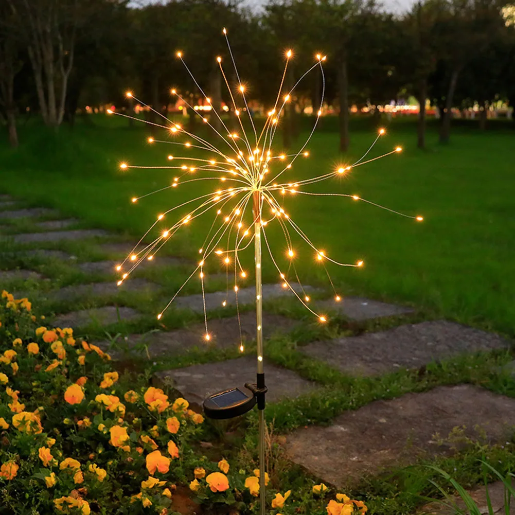 LED Solar Light Outdoor Fireworks Lawn Lamp Waterproof Dandelion Lamps for Garden Decoration Patio Lawn Solar Landscape Light
LED Solar Light Outdoor Fireworks Lawn Lamp Waterproof Dandelion Lamps for Garden Decoration Patio Lawn Solar Landscape Light