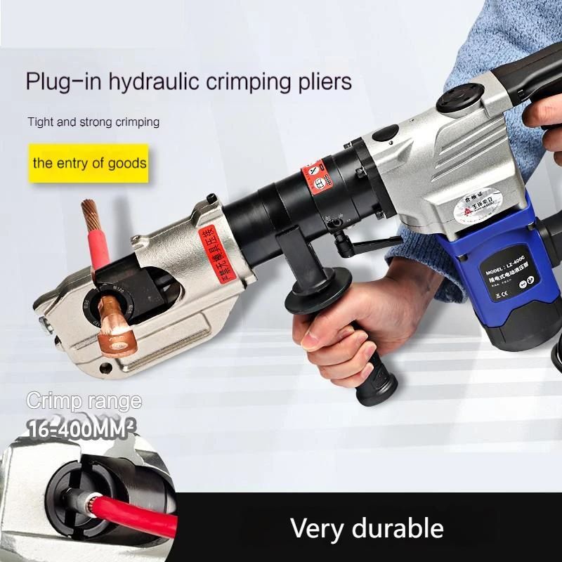Plug-in Electric Crimping Pliers Copper and Aluminum Multi-functional Crimping Cable Scissors Electric Terminal Hydraulic 
Plug-in Electric Crimping Pliers Copper and Aluminum Multi-functional Crimping Cable Scissors Electric Terminal Hydraulic