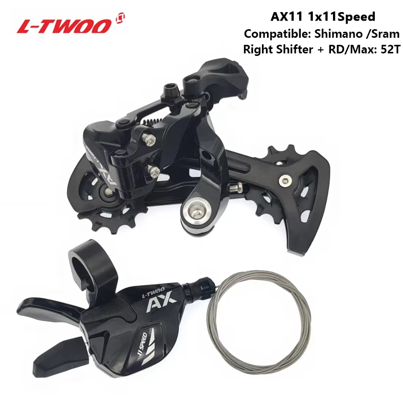 LTWOO AX11 1X11Speed Groupset Trigger Shift Lever and Rear Derailleur for MTB Bikes 42T 46T 50T 52T Cassette Compatible SHIMANO
LTWOO AX11 1X11Speed Groupset Trigger Shift Lever and Rear Derailleur for MTB Bikes 42T 46T 50T 52T Cassette Compatible SHIMANO