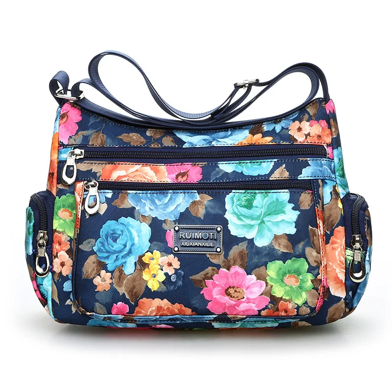 Floral Shoulder Bag Rural Style Fashion Women Bag European and American Style Vintage Bag Lightweight Zippers Messenger Bag
Floral Shoulder Bag Rural Style Fashion Women Bag European and American Style Vintage Bag Lightweight Zippers Messenger Bag