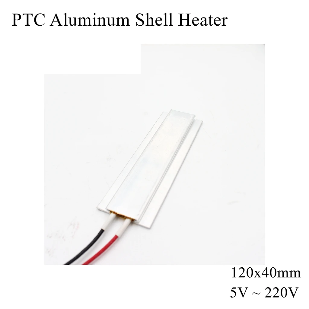 120x40mm 12V 24V 110V 220V PTC Aluminum Shell Heater Constant Thermostat Thermistor Ceramic Air Heating Sensor Egg Incubator
120x40mm 12V 24V 110V 220V PTC Aluminum Shell Heater Constant Thermostat Thermistor Ceramic Air Heating Sensor Egg Incubator
