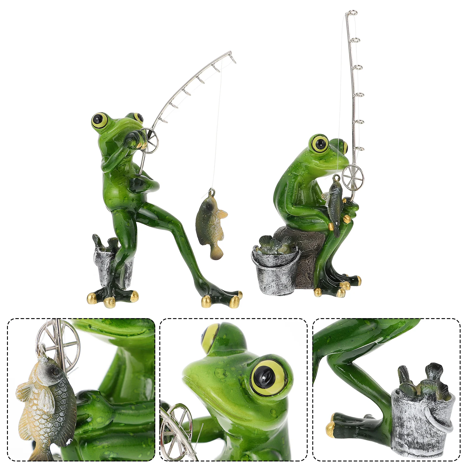 Frog Garden Statue Resin Decor Animal Figurine Figurines Sculpture Decoration Ornament Outdoor Simulationburner Aromatherapy
Frog Garden Statue Resin Decor Animal Figurine Figurines Sculpture Decoration Ornament Outdoor Simulationburner Aromatherapy