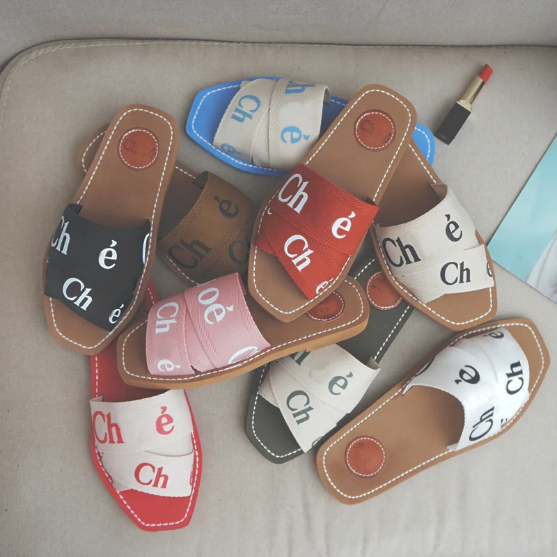 Luxury Brand Women Slippers Fashion Designer Shoes Ladie Home Canvas Slipper Flip Flops Sandals Summer Outdoor Beach Slippers
Luxury Brand Women Slippers Fashion Designer Shoes Ladie Home Canvas Slipper Flip Flops Sandals Summer Outdoor Beach Slippers