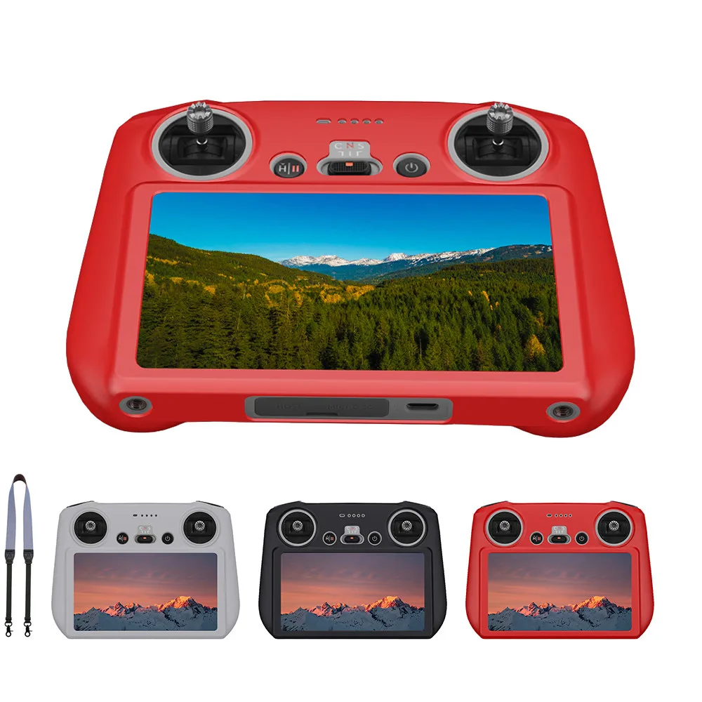 Silicone Case For DJI RC Remote Controller/RC Pro/ Smart Controller Protective Cover with Lanyard Neck Strap for DJI MINI 3 Pro
Silicone Case For DJI RC Remote Controller/RC Pro/ Smart Controller Protective Cover with Lanyard Neck Strap for DJI MINI 3 Pro