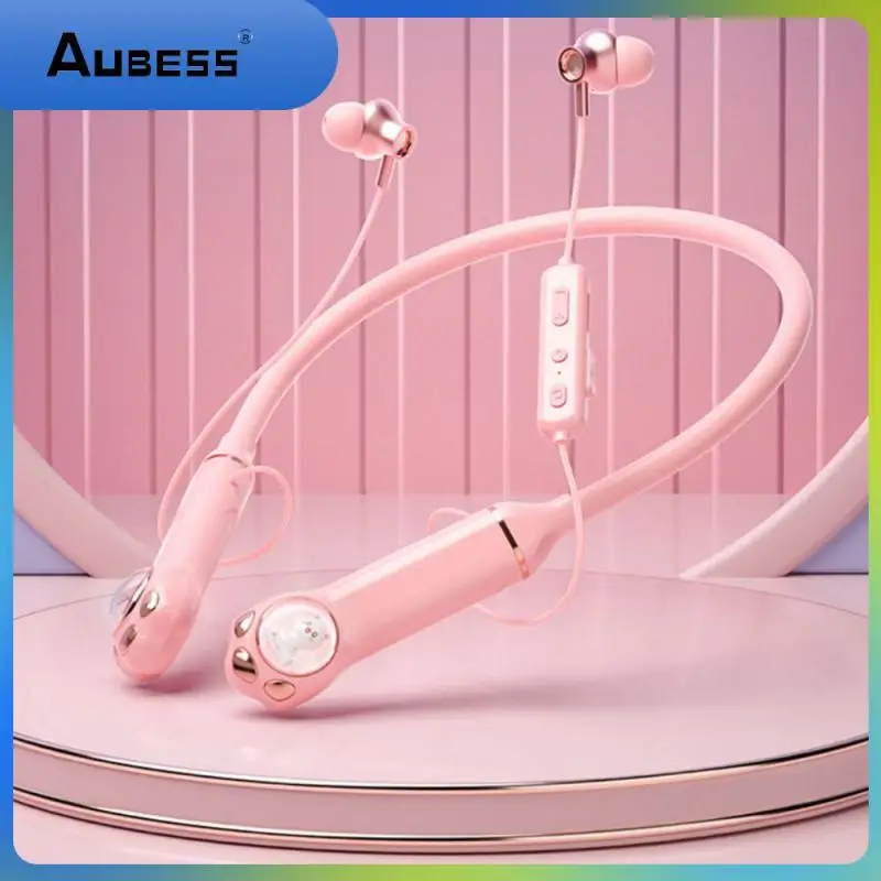 

Shocking Bass Luminous Earphones New In Ear Earphones Lossless Sound Quality Hanging Neck Wireless Earphones Noise Reduction