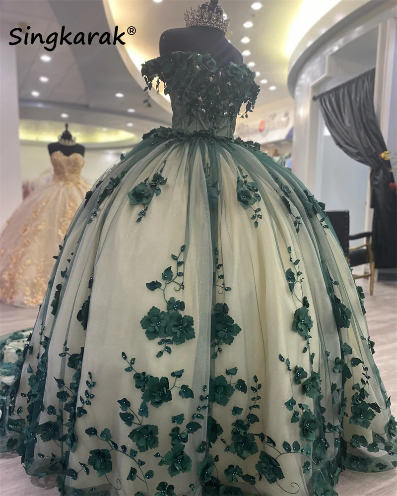 Бальное платье с изумрудно-зелеными цветами, платья для Quinceanera 2022, Роскошные платья с жемчугом, 15 лет, корсет, платье на 16-й день рождения
Бальное платье с изумрудно-зелеными цветами, платья для Quinceanera 2022, Роскошные платья с жемчугом, 15 лет, корсет, платье на 16-й день рождения