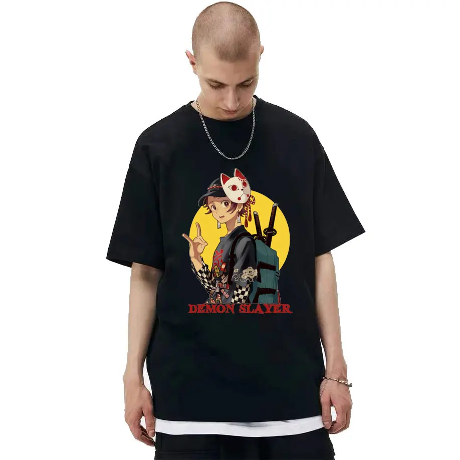 Hot Sell Anime Demon Slayer Manga Print Pattern Tee Kamado Tanjirou Kamado Nezuko Tshirt Men Women Funny Tops Harajuku T-shirt
Hot Sell Anime Demon Slayer Manga Print Pattern Tee Kamado Tanjirou Kamado Nezuko Tshirt Men Women Funny Tops Harajuku T-shirt